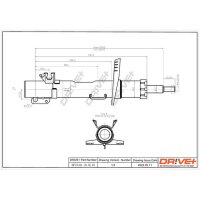 DR!VE+ DP1610.10.0118 Stoßdämpfer