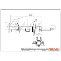 DR!VE+ DP1610.10.0180 Stoßdämpfer