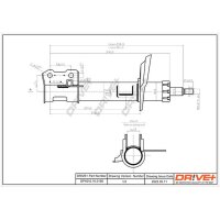 DR!VE+ DP1610.10.0156 Stoßdämpfer
