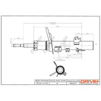 DR!VE+ DP1610.10.0184 Stoßdämpfer