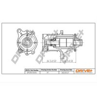 DR!VE+ DP2310.10.034 Wasserpumpe, Motorkühlung