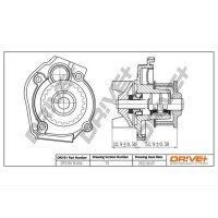 DR!VE+ DP2310.10.004 Wasserpumpe, Motorkühlung