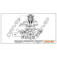 DR!VE+ DP2310.10.006 Wasserpumpe, Motorkühlung
