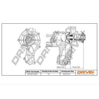 DR!VE+ DP2310.10.009 Wasserpumpe, Motorkühlung