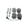 BOSCH 0 986 460 162 Bremsbelagsatz, Scheibenbremse
