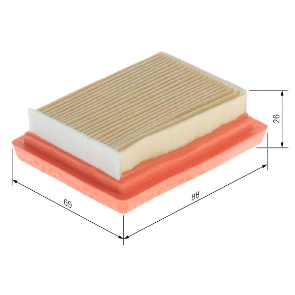 BOSCH F 026 400 760 Luftfilter