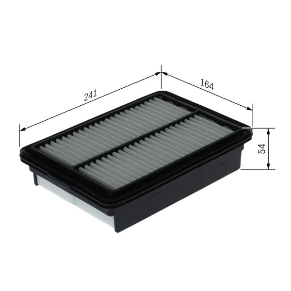 BOSCH F 026 400 766 Luftfilter