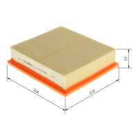 BOSCH F 026 400 780 Luftfilter