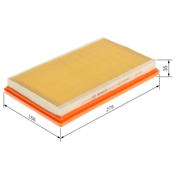 BOSCH F 026 400 781 Luftfilter