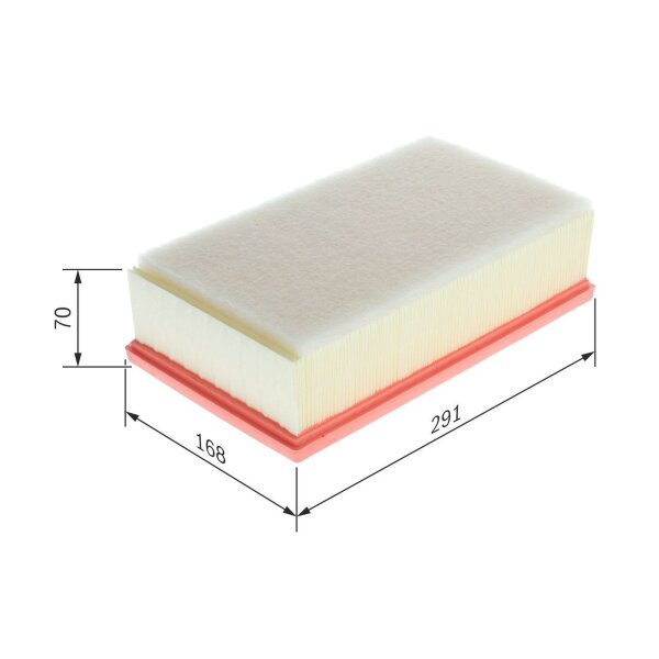 BOSCH F 026 400 790 Luftfilter