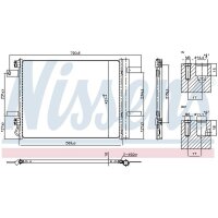 NISSENS 941322 Kondensator, Klimaanlage