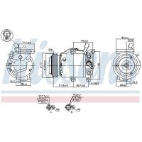 NISSENS 891184 Kompressor, Klimaanlage