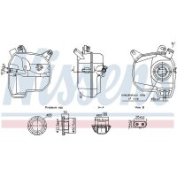 NISSENS 996380 Ausgleichsbehälter, Kühlmittel
