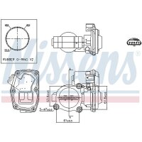 NISSENS 955089 Drosselklappenstutzen