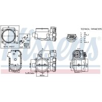 NISSENS 955150 Drosselklappenstutzen