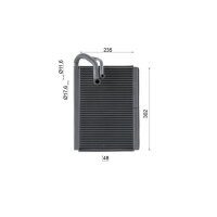 MAHLE AE 222 000S Verdampfer, Klimaanlage