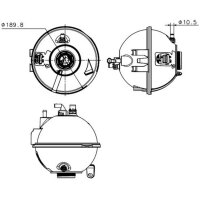 MAHLE CRT 223 000S Ausgleichsbehälter, Kühlmittel