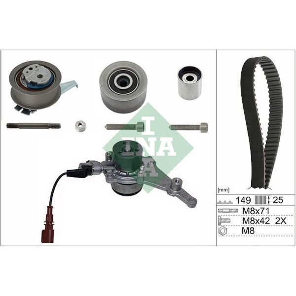 Schaeffler INA 530 0835 30 Wasserpumpe + Zahnriemensatz