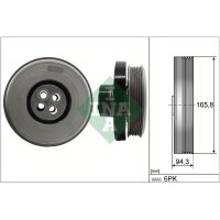 Schaeffler INA 544 0602 10 Riemenscheibe, Kurbelwelle