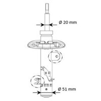 KYB 3338070 Stoßdämpfer
