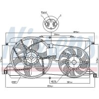 NISSENS 85826 Lüfter, Motorkühlung
