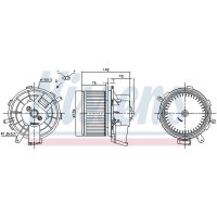 NISSENS 87675 Innenraumgebläse