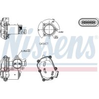 NISSENS 98419 AGR-Ventil