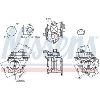 NISSENS 98521 AGR-Ventil
