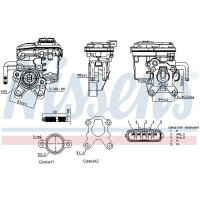 NISSENS 98555 AGR-Ventil