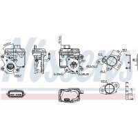 NISSENS 98596 AGR-Ventil