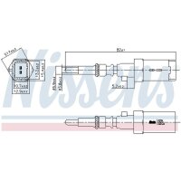 NISSENS 207016 Sensor, Kühlmitteltemperatur