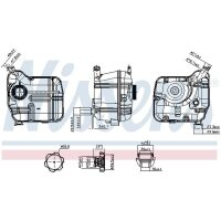 NISSENS 996414 Ausgleichsbehälter, Kühlmittel