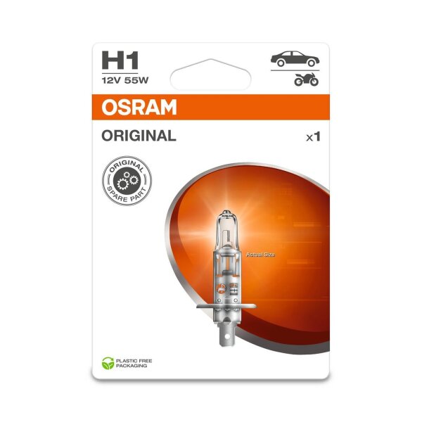 ams-OSRAM 64150-1BL Glühlampe, Fernscheinwerfer