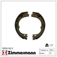 ZIMMERMANN 10990.160.5 Bremsbackensatz