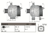 DENSO DAN3015 Generator
