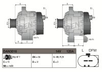DENSO DAN3016 Generator