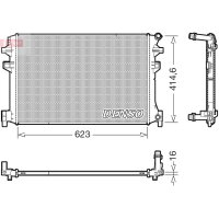 DENSO DRM02048 Kühler, Motorkühlung