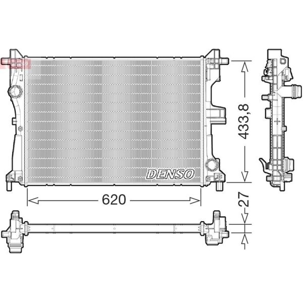 DENSO DRM09179 Kühler, Motorkühlung