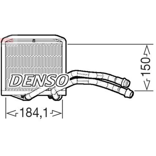 DENSO DRR09102 Wärmetauscher, Innenraumheizung