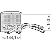 DENSO DRR09102 Wärmetauscher, Innenraumheizung