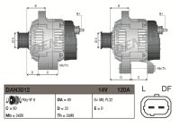 DENSO DAN3012 Generator