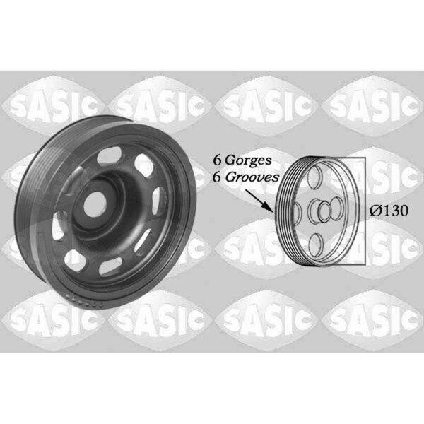 SASIC 2150075 Riemenscheibe, Kurbelwelle