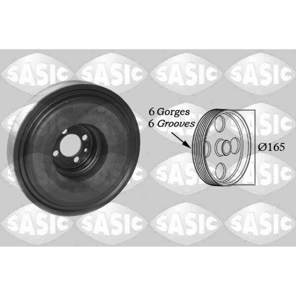 SASIC 2150081 Riemenscheibe, Kurbelwelle