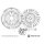 BLUE PRINT ADBP300248 Kupplungssatz
