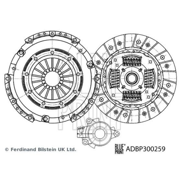 BLUE PRINT ADBP300259 Kupplungssatz