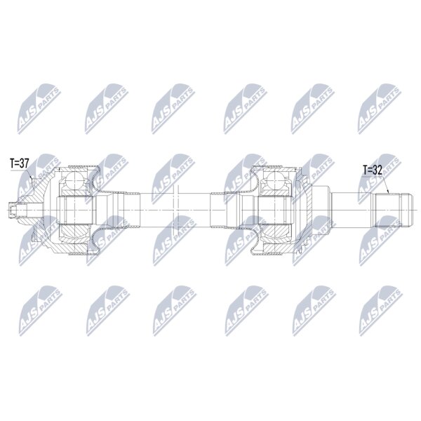 NTY NPW-BM-247 Antriebswelle