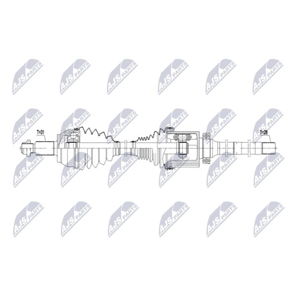 NTY NPW-LR-052 Antriebswelle