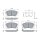 BOSCH 0 986 460 121 Bremsbelagsatz, Scheibenbremse
