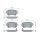 BOSCH 0 986 460 123 Bremsbelagsatz, Scheibenbremse