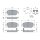 BOSCH 0 986 460 138 Bremsbelagsatz, Scheibenbremse